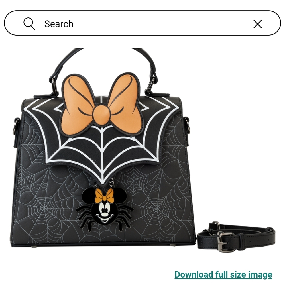 Loungefly Minnie Mouse Spider Web Bag